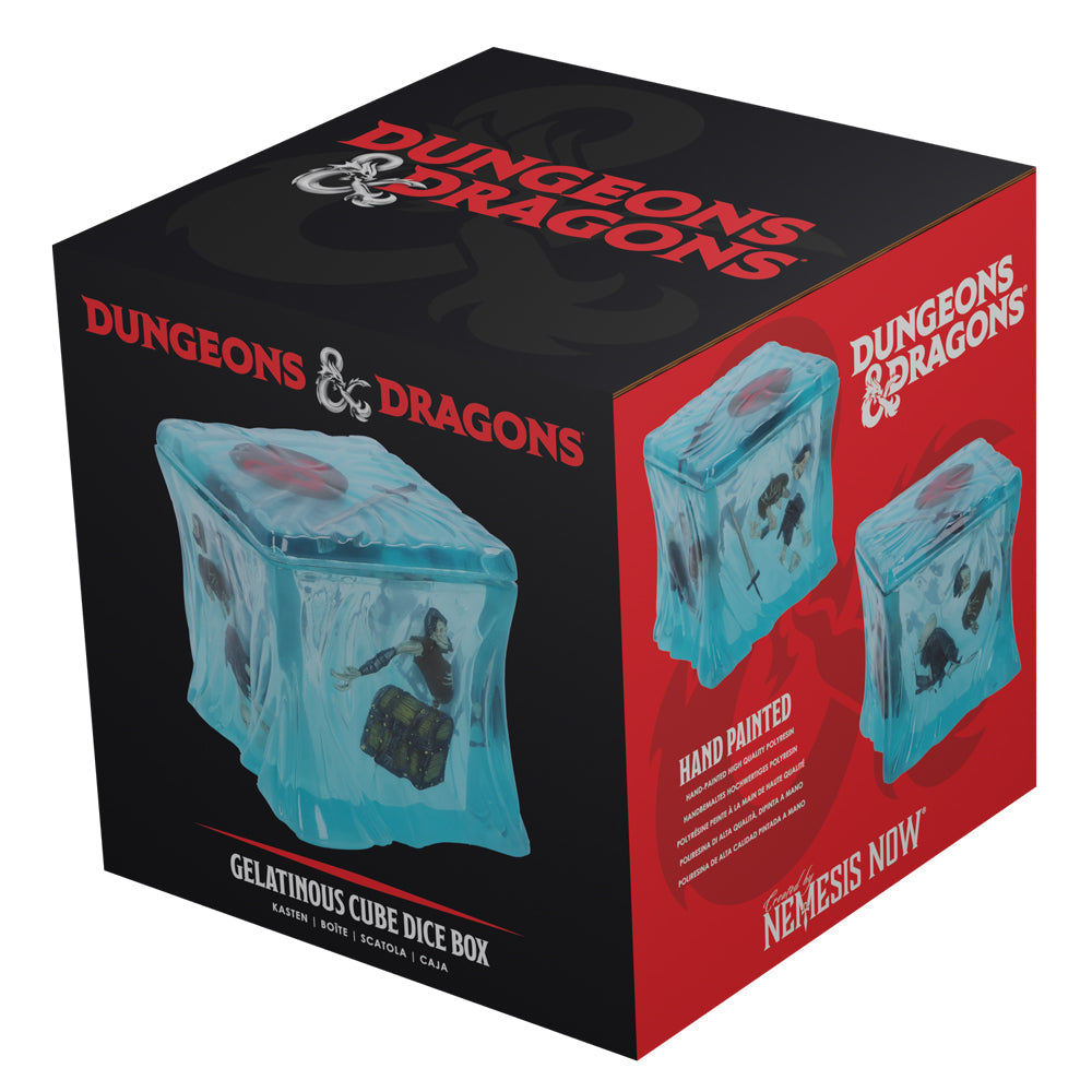 Dungeons & Dragons - Gelatinous Cube Dice Box Dice Set - Tophatter Daily Deals