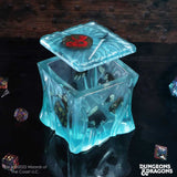 Dungeons & Dragons - Gelatinous Cube Dice Box Dice Set - Tophatter Daily Deals