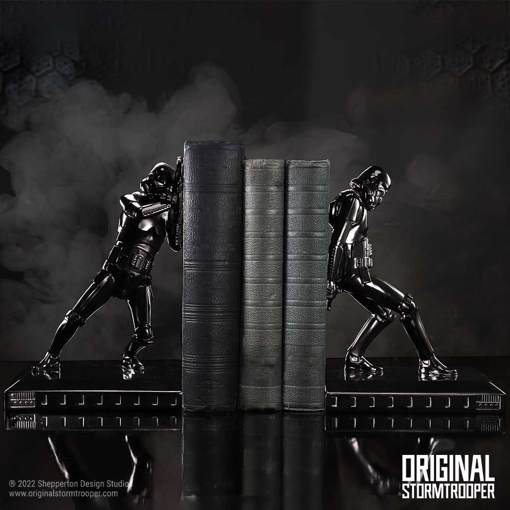 Original Stormtrooper – Official Shadow Bookends Decorative Figurine - Tophatter Daily Deals