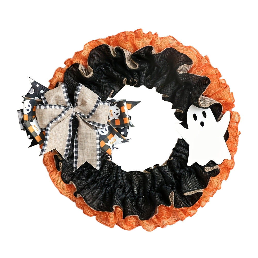 Halloween Wreath Indoor Holiday Decor Occasions > Christmas > Christmas Wreaths & Garlands - Tophatter Daily Deals