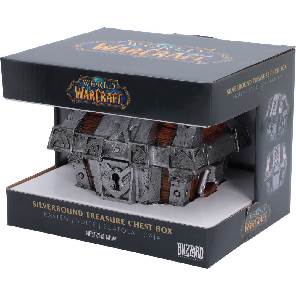 World of Warcraft - Silverbound Treasure Chest Collectible Box - Tophatter Daily Deals