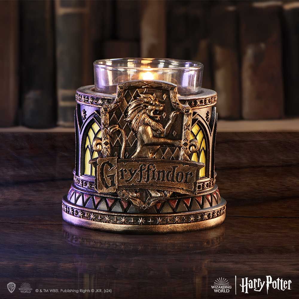 Harry Potter – Official Gryffindor Tea Light Candle Holder Candle Holder - Tophatter Daily Deals