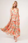 And The Why Floral Ruffled Tiered Maxi Cami Dress Floral Casual Dresses - Tophatter Daily Deals