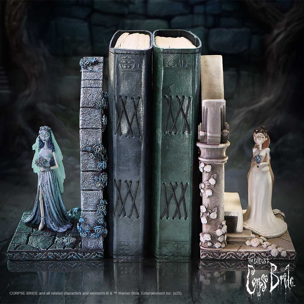 Tim Burton's Corpse Bride – Official Emily & Victoria Bookends Bookend - Tophatter Daily Deals