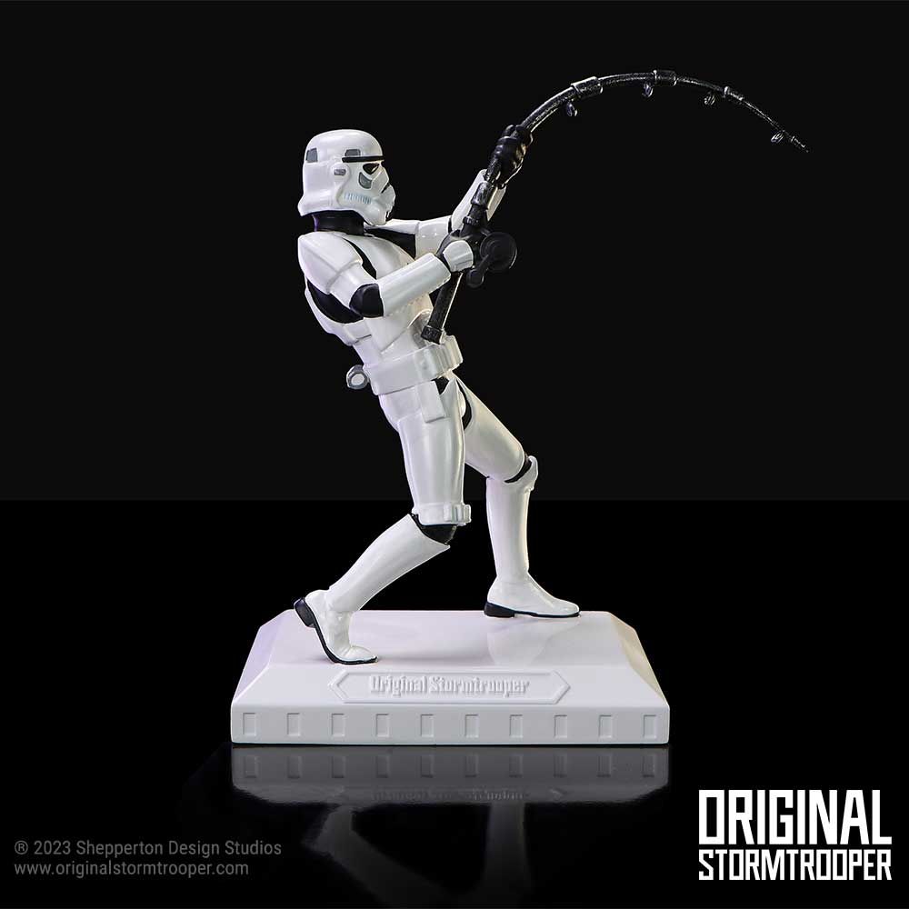 Original Stormtrooper – Official "What a Catch" Collectible Figurine Decorative Figurine - Tophatter Daily Deals