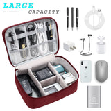 Travel Electronics and Cable Organizer Case Travel Organizer - Tophatter Daily Deals