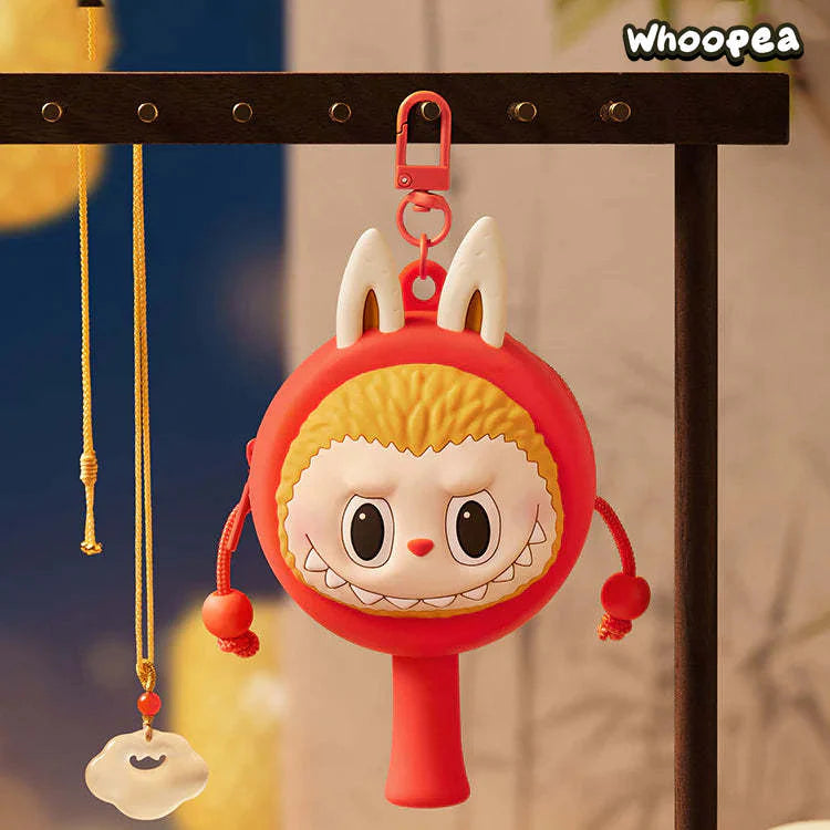 THE MONSTERS Let's Have Fun Together Series-Rattle-drum Earphone Case Toys - Tophatter Daily Deals
