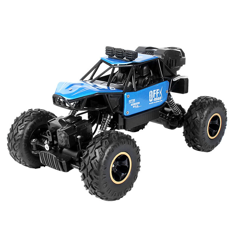 Alloy Four-wheel Drive Off-road Vehicle Remote Control Car Bubble Machine Toy Car 0 - Tophatter Daily Deals