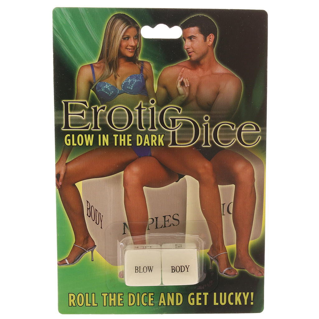 Glow in the Dark Erotic Dice - Tophatter's Adult Products Sensual Love > Games - Tophatter Daily Deals