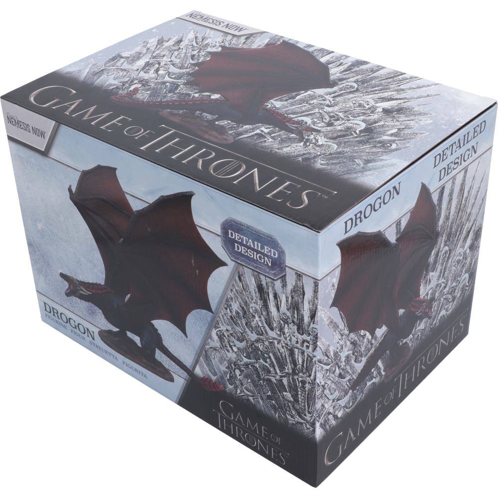 Game of Thrones - Official Drogon Statuette Statue - Tophatter Daily Deals