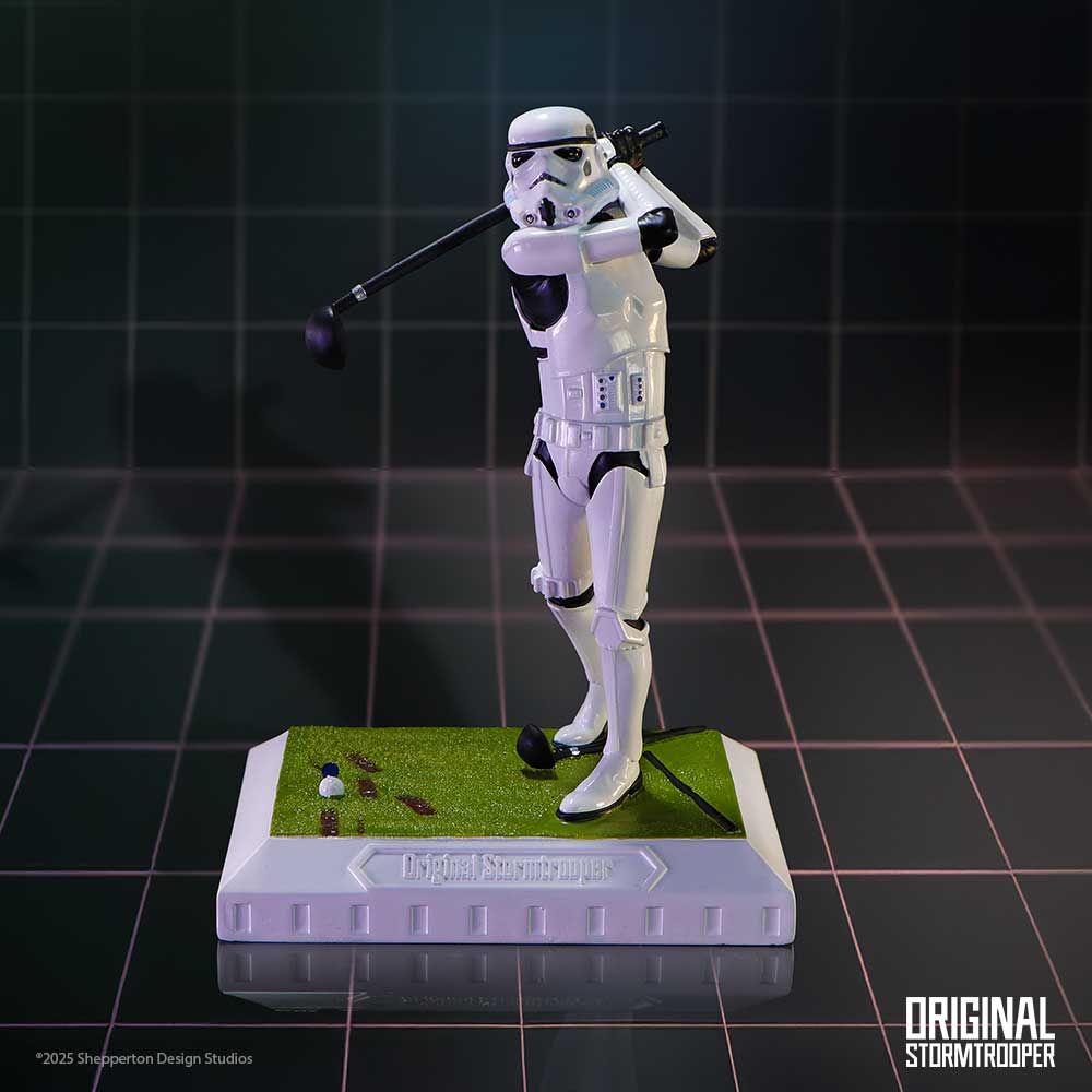 Original Stormtrooper – Official "Hole in None" Collectible Figurine Decorative Figurine - Tophatter Daily Deals