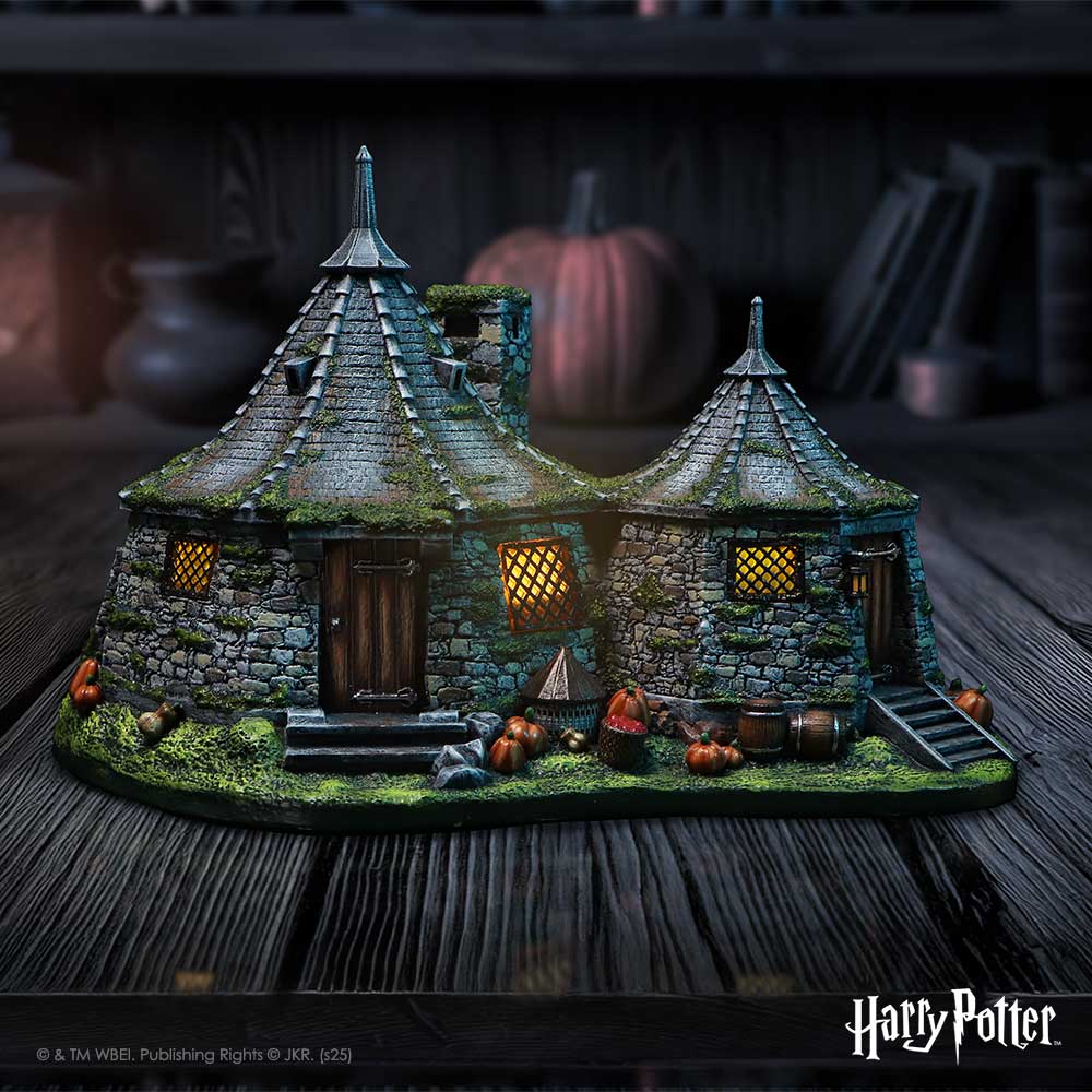 Harry Potter – Hagrid’s Hut Light-Up Collectible Figurine Collectible Figure - Tophatter Daily Deals