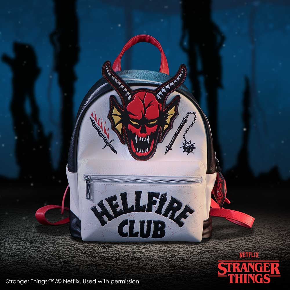Stranger Things – Official "Hellfire Club" Backpack Backpack - Tophatter Daily Deals