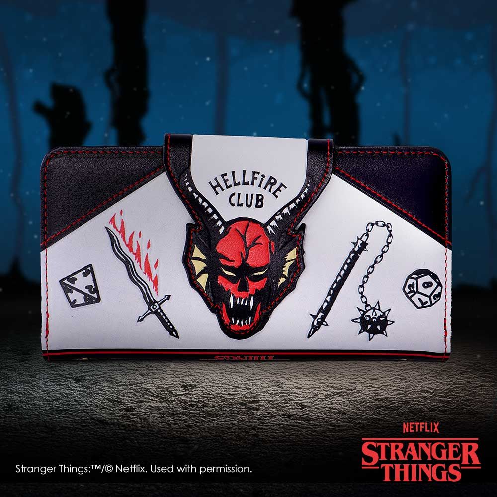 Stranger Things – Official "Hellfire Club" Embossed Purse Purse - Tophatter Daily Deals