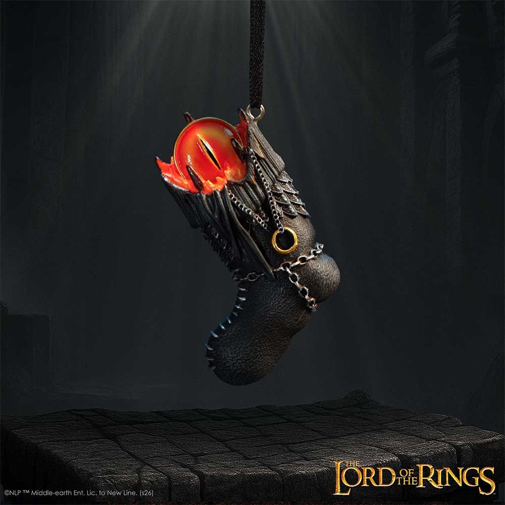 Lord of the Rings – Official Sauron Stocking Hanging Ornament Hanging Ornament - Tophatter Daily Deals