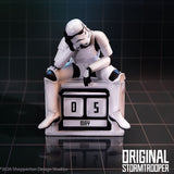 Original Stormtrooper – Official "What a Day" Perpetual Calendar Decorative Figurine - Tophatter Daily Deals