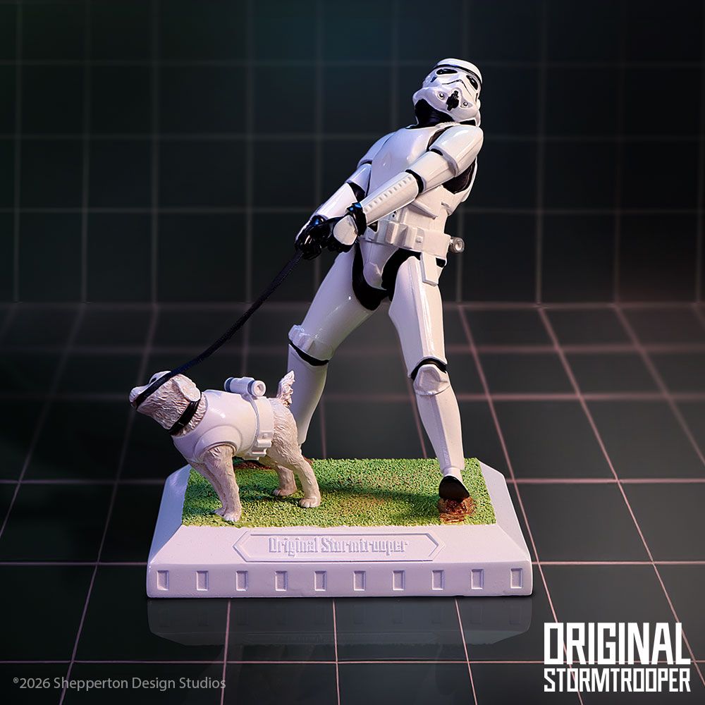 Original Stormtrooper – Official "Man's Best Friend" Collectible Figurine Decorative Figurine - Tophatter Daily Deals