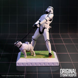 Original Stormtrooper – Official "Man's Best Friend" Collectible Figurine Decorative Figurine - Tophatter Daily Deals