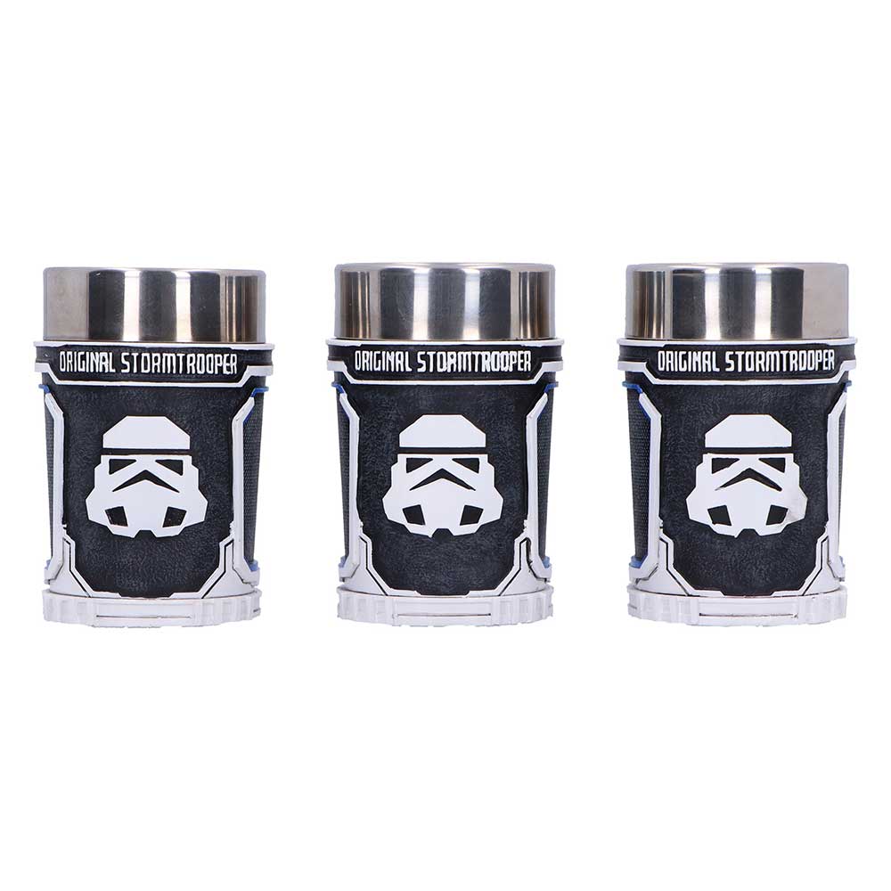 Stormtrooper Official Shot Glass Set (Set of 3) Shot Glass Set - Tophatter Daily Deals
