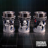 Stormtrooper Official Shot Glass Set (Set of 3) Shot Glass Set - Tophatter Daily Deals