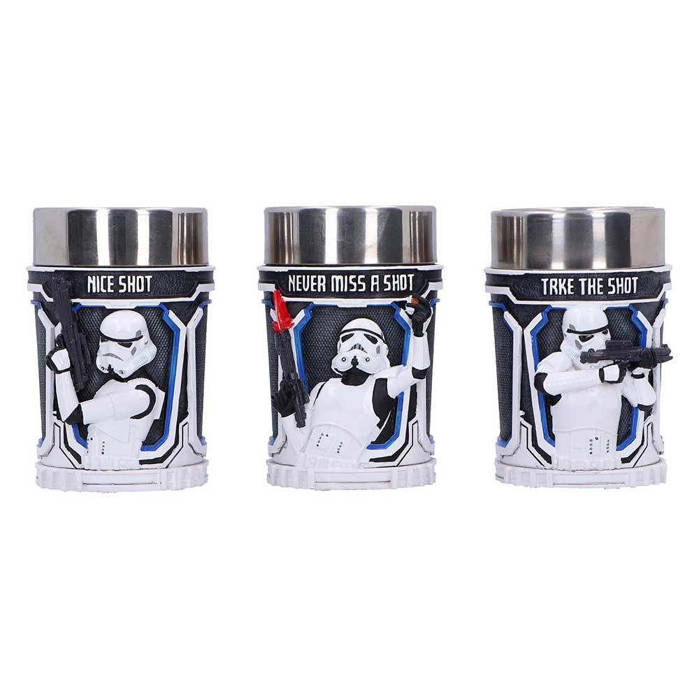 Stormtrooper Official Shot Glass Set (Set of 3) Shot Glass Set - Tophatter Daily Deals