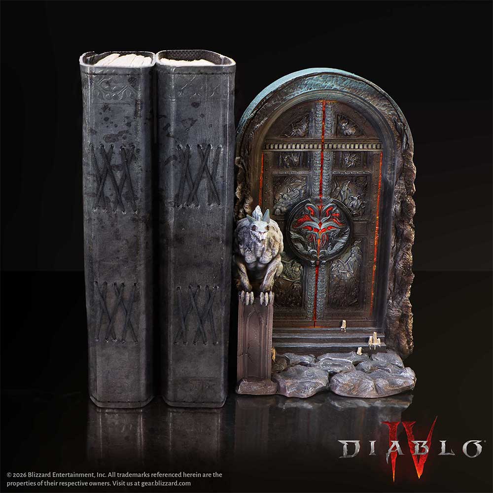 Diablo IV - Hells Gate Bookend Bookend - Tophatter Daily Deals