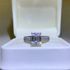 3 Carat Moissanite 925 Sterling Silver Ring Rings - Tophatter Daily Deals