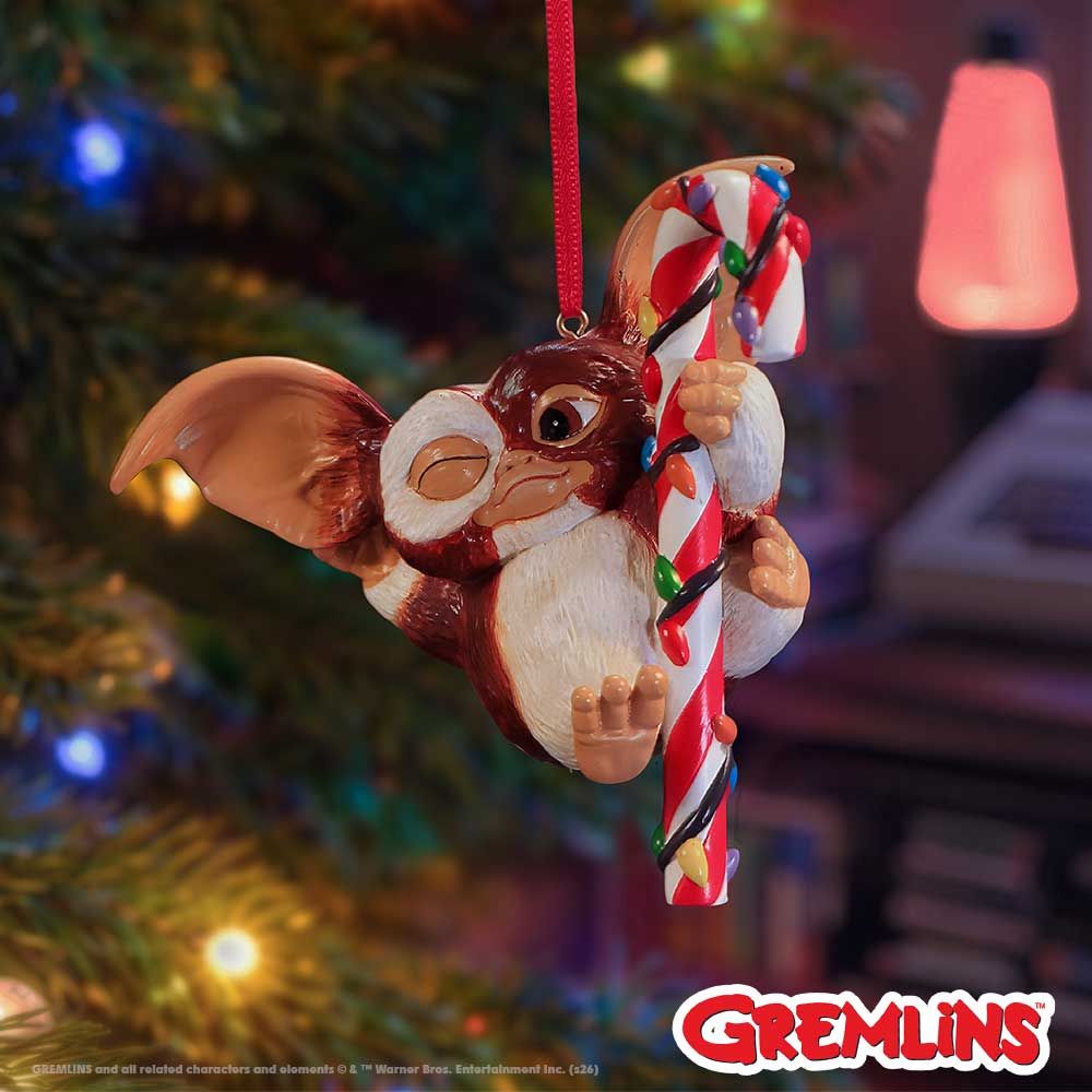 Gremlins – Official Gizmo Festive Candy Cane Hanging Ornament Hanging Ornament - Tophatter Daily Deals