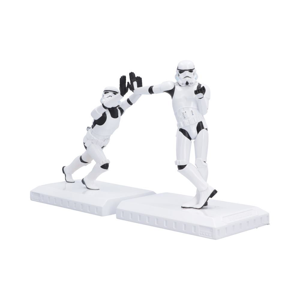 Star Wars – Stormtrooper Working Hard, Hardly Working Bookends Decorative Figurine - Tophatter Daily Deals
