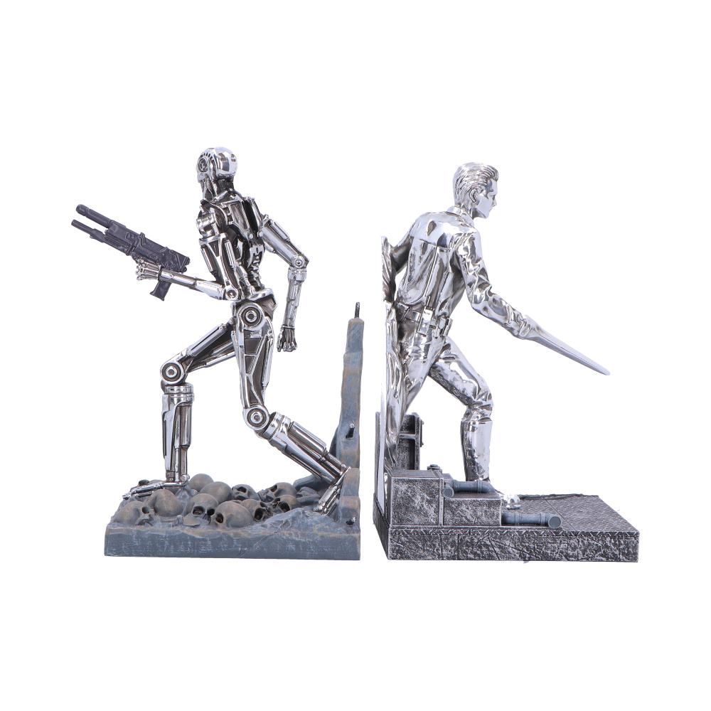 Terminator 2: Judgment Day – T-1000 vs T-800 Bookends Bookend - Tophatter Daily Deals