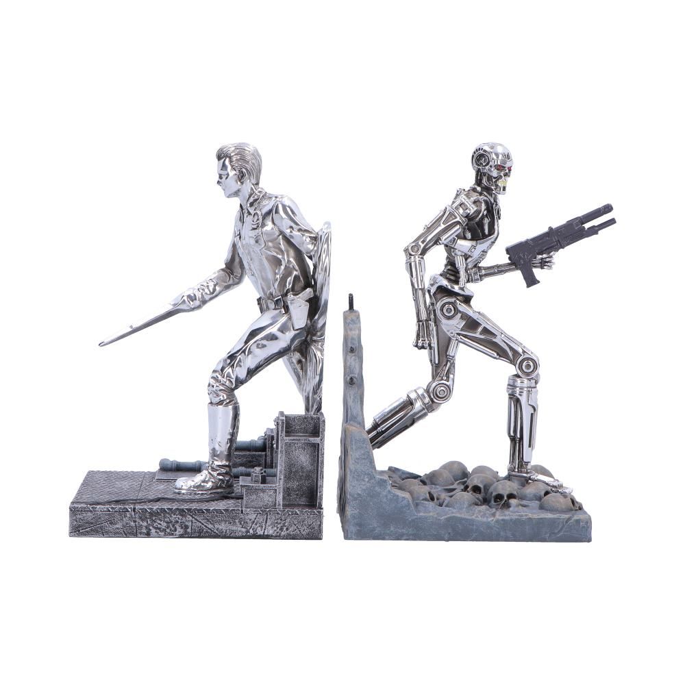 Terminator 2: Judgment Day – T-1000 vs T-800 Bookends Bookend - Tophatter Daily Deals