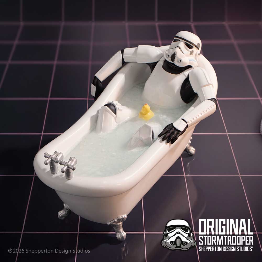 Star Wars – Stormtrooper Splish Splash Decorative Figurine - Tophatter Daily Deals