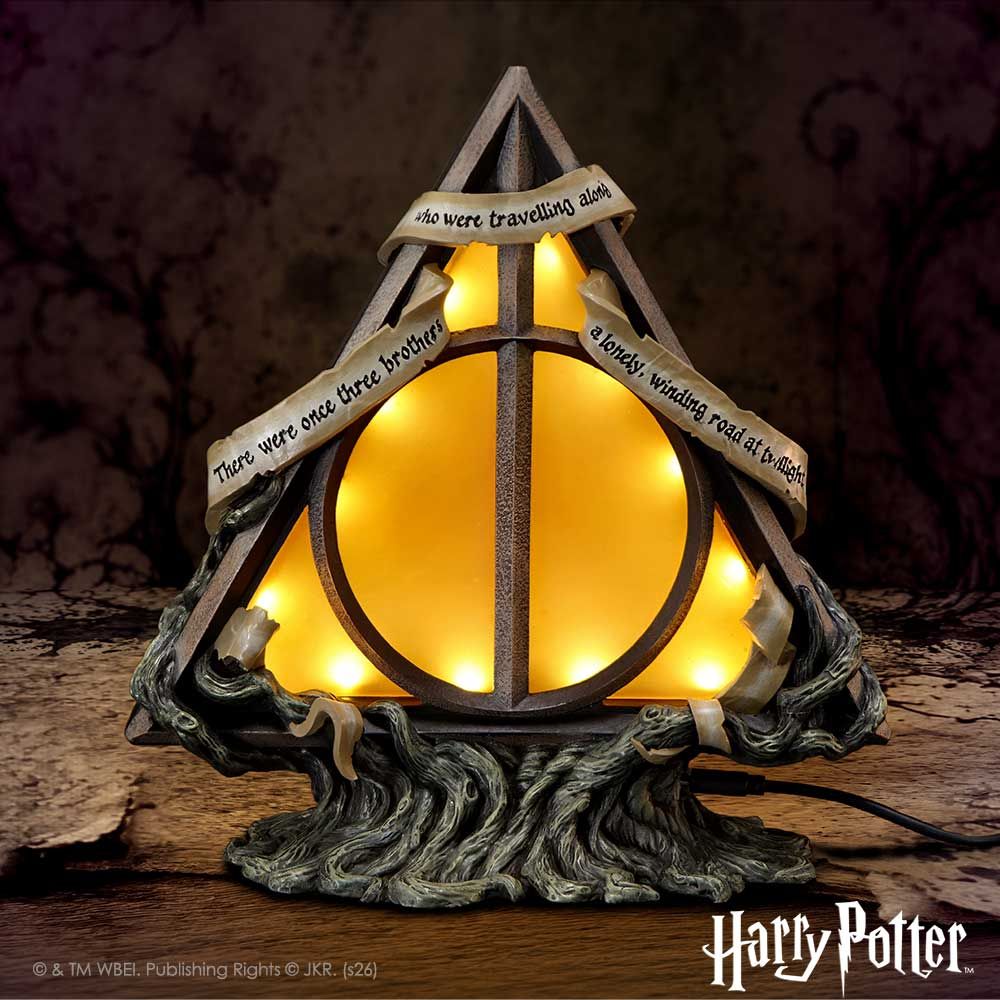 Harry Potter – Deathly Hallows Lamp Lamp - Tophatter Daily Deals