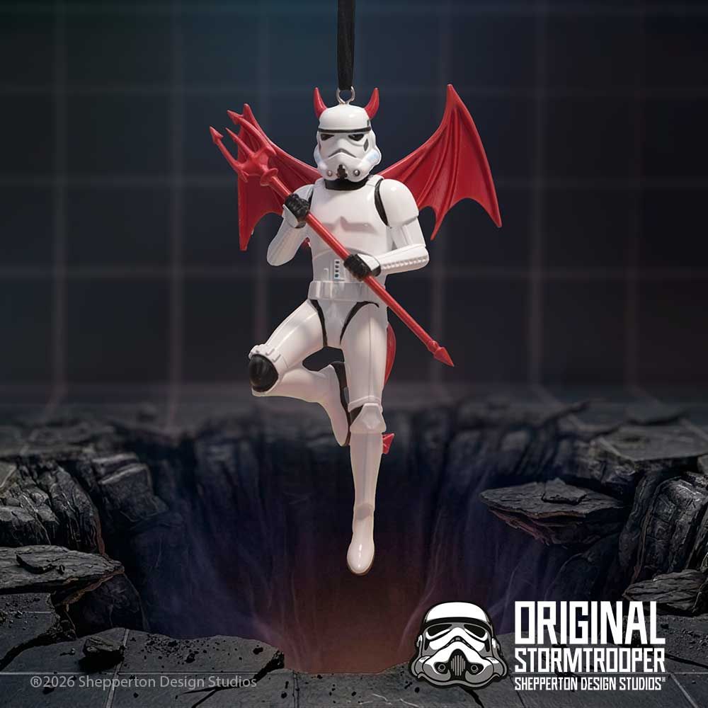 Star Wars – Stormtrooper What the Hell Hanging Ornament Hanging Ornament - Tophatter Daily Deals