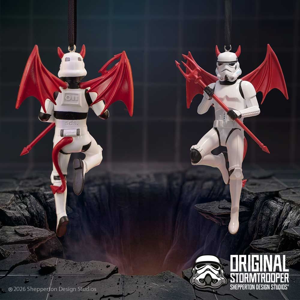 Star Wars – Stormtrooper What the Hell Hanging Ornament Hanging Ornament - Tophatter Daily Deals