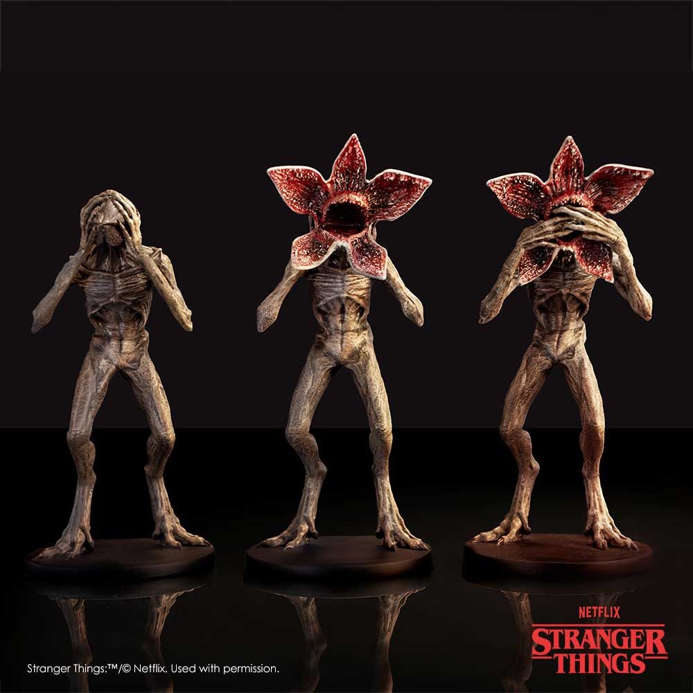 Stranger Things – Three Wise Demogorgons Figurine Set Collectible Figure - Tophatter Daily Deals