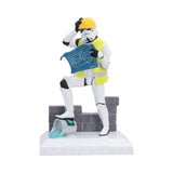 Original Stormtrooper – Hit a Brick Wall Figurine Decorative Figurine - Tophatter Daily Deals