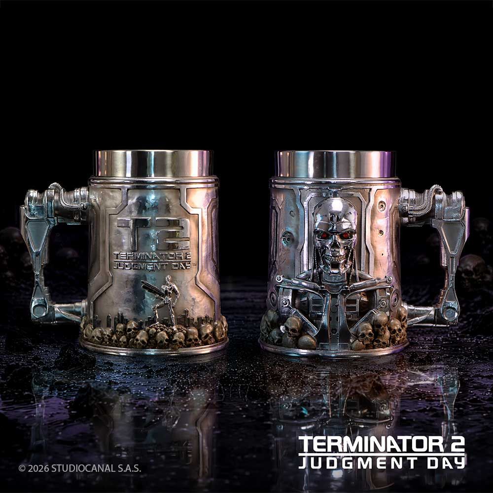 Terminator 2: Judgment Day – T-800 Tankard Tankard - Tophatter Daily Deals