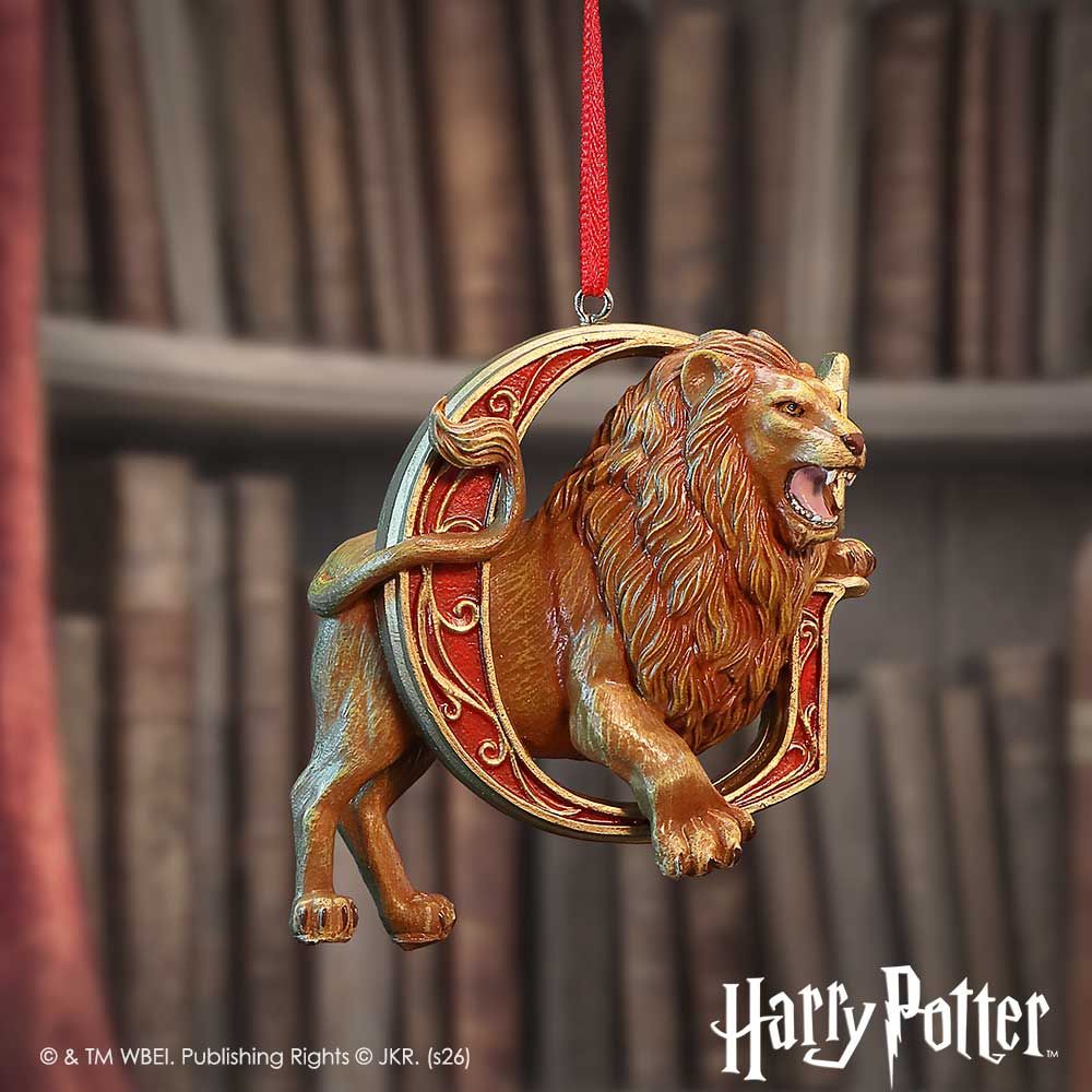 Harry Potter – Gryffindor Mascot Hanging Ornament Hanging Ornament - Tophatter Daily Deals