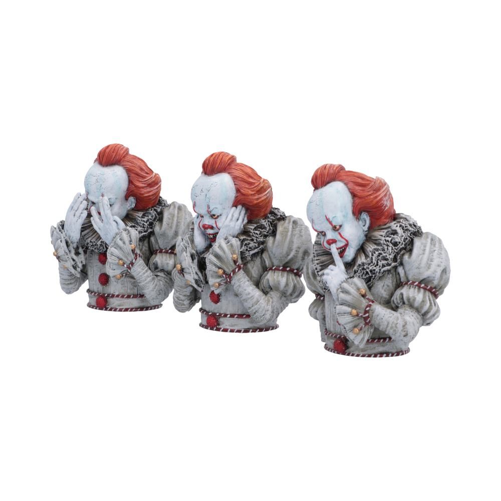 IT – Three Wise Pennywise Figurine Set Collectible Figure - Tophatter Daily Deals