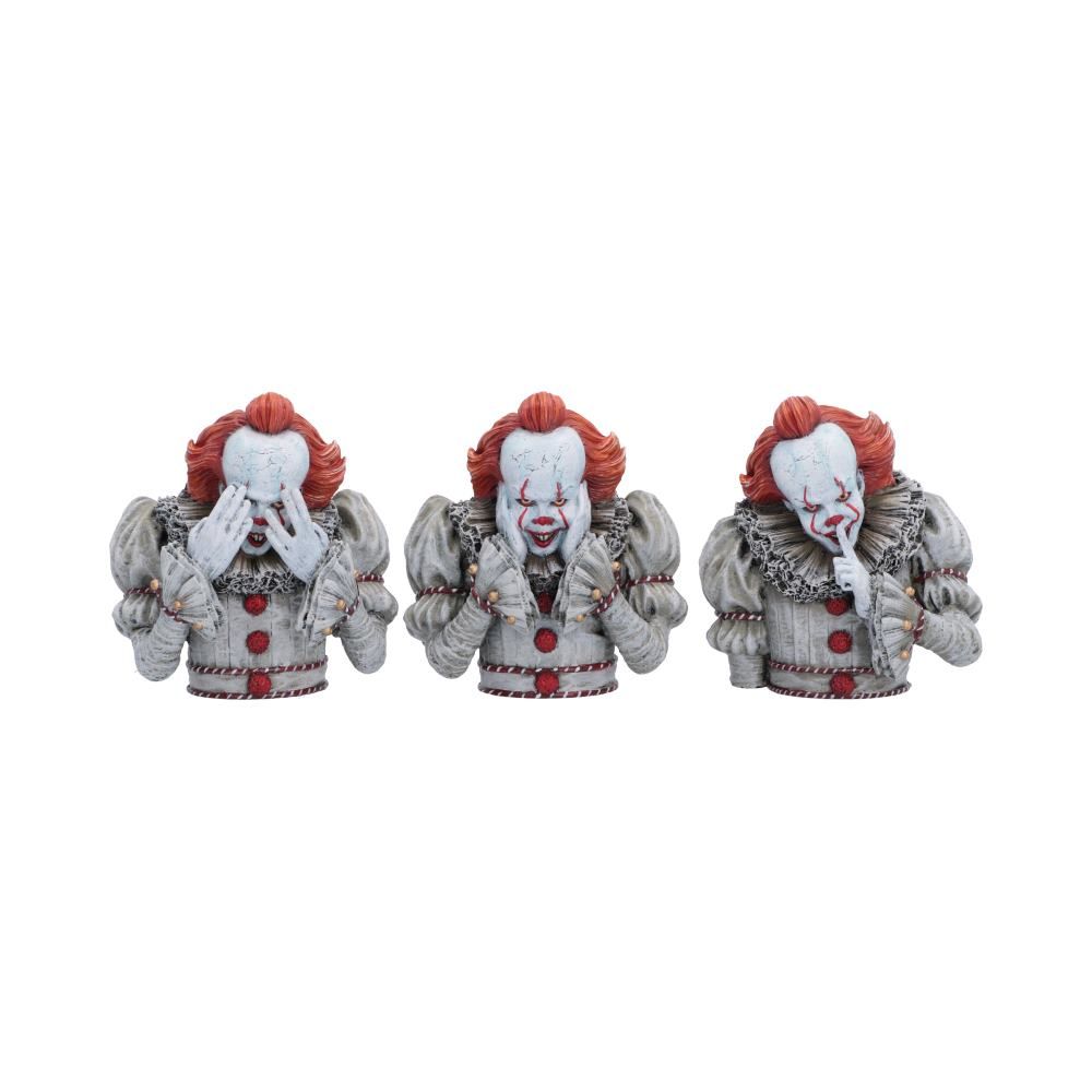 IT – Three Wise Pennywise Figurine Set Collectible Figure - Tophatter Daily Deals