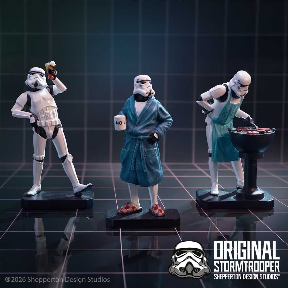 Original Stormtrooper – Living for the Weekend Figurine Set Decorative Figurine - Tophatter Daily Deals