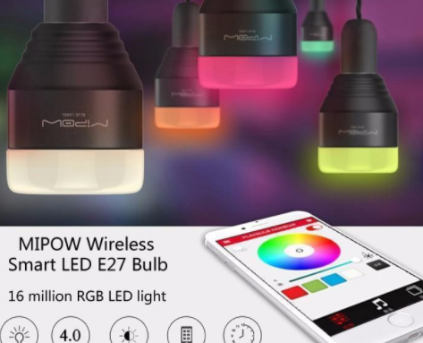 Bluetooth Light Bulb Mobile Phone Control Wireless Remote Control Smart Home 0 - Tophatter Daily Deals