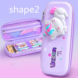 3D Decompression Pencil Case Multifunctional Large-capacity Shape2 0 - Tophatter Daily Deals