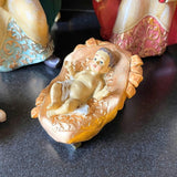 Deluxe Christmas Nativity Set - Extra Large Luxury Traditional Crib Scene With 10 Beautiful Detailed Figures Nativity Set - Tophatter Daily Deals