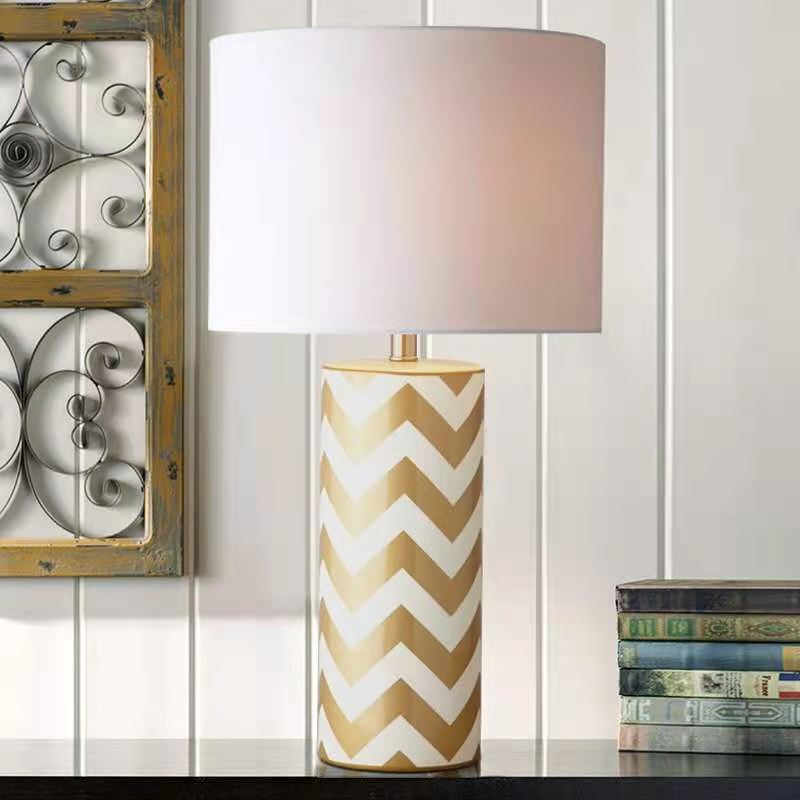 American Country Ceramic Table Lamp Yellow 0 - Tophatter Daily Deals