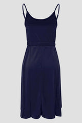 Decorative Button Spaghetti Strap Dress Casual Dresses - Tophatter Daily Deals