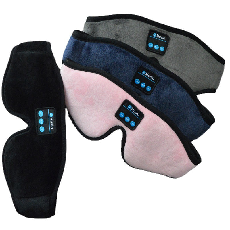 3D Eye Mask Bluetooth Sleep Comfortable Music Bluetooth Headset 0 - Tophatter Daily Deals