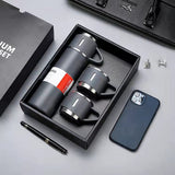 Business Gift Set Company Gift Event Stainless Steel Vacuum Flask Suit grey 500ML 0 - Tophatter Daily Deals