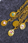 Stainless Steel 18K Gold-Plated Necklace Necklaces - Tophatter Daily Deals